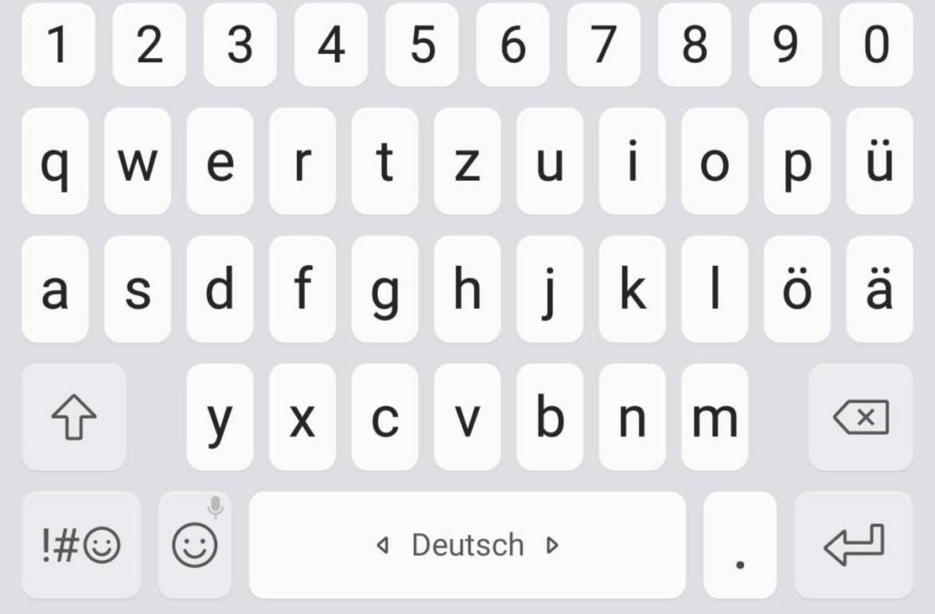 android german keyboard